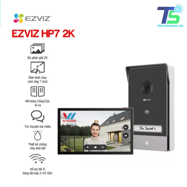 Bộ chuông cửa có hình thông minh 2K EZVIZ HP7 3 EZVIZ HP7