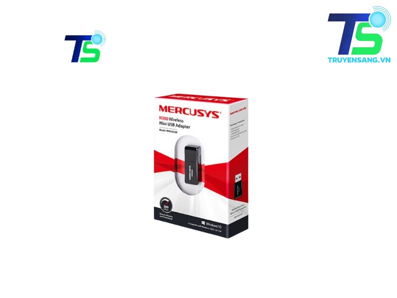 Bộ chuyển đổi USB Wifi Mini Mercusys MW300UM 2 Bộ chuyển đổi USB Wifi Mini Mercusys MW300UM