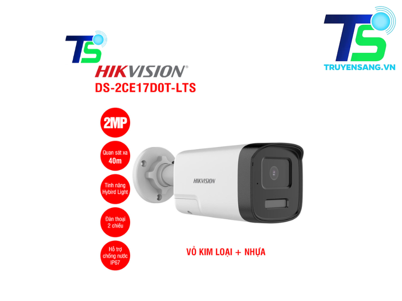 Camera HDTVI 2MP HIKVISION DS-2CE17D0T-LTS 3 Camera HDTVI 2MP HIKVISION DS-2CE17D0T-LTS