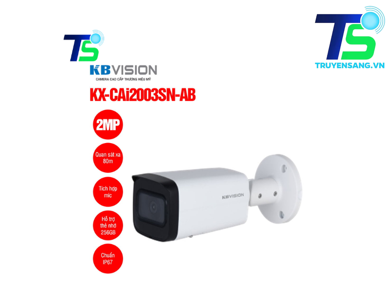 Camera IP 2MP KBVISION KX-CAi2003SN-AB 3 Camera IP 2MP KBVISION KX-CAi2003SN-AB