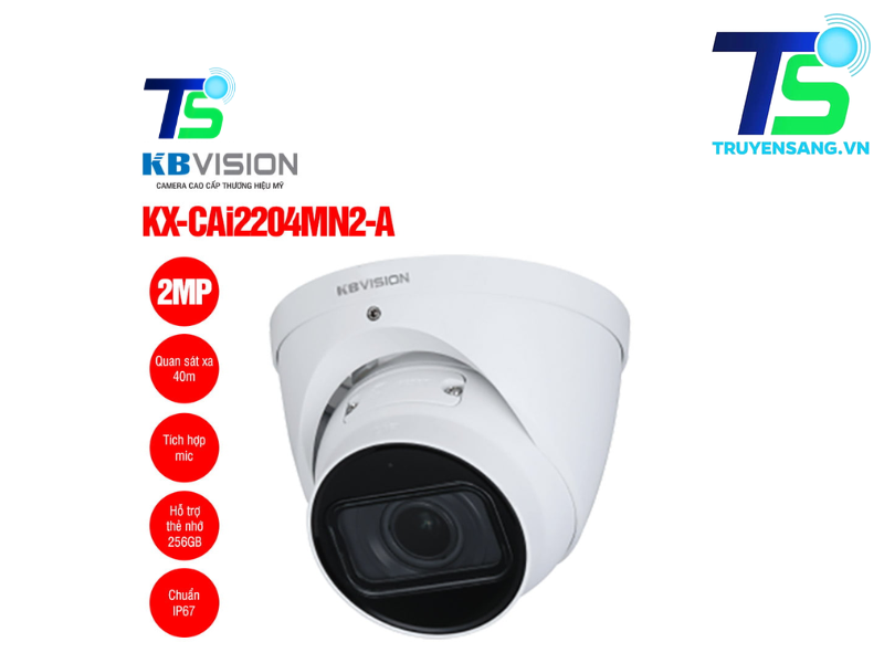 Camera IP Dome 2MP KBVISION KX-CAi2204MN2-A