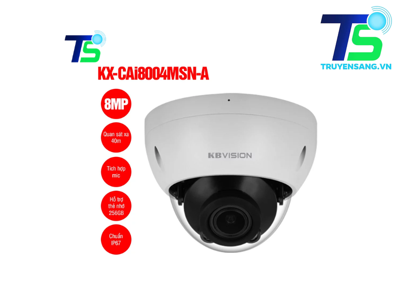 Camera IP Dome 8MP KBVISION KX-CAi8004MSN-A 2 Camera IP Dome 8MP KBVISION KX-CAi8004MSN-A