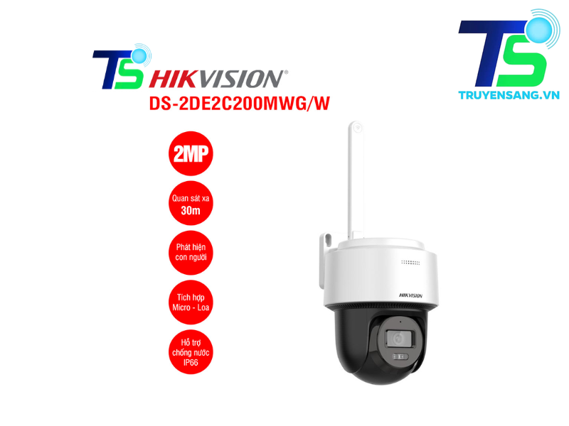 Camera IP Mini PT 2MP HIKVISION DS-2DE2C200MWG/W 3 Camera IP Mini PT 2MP HIKVISION DS-2DE2C200MWG/W