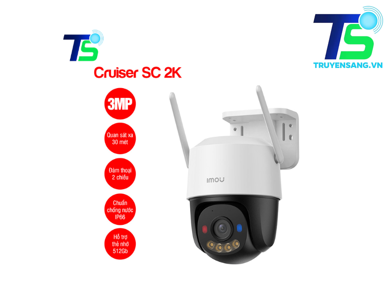 Camera Wifi iMOU Cruiser SC 2K 3MP (IPC-K7FP-3H0WE), quay quét 360 độ 3 Camera Wifi iMOU Cruiser SC 2K 3MP (IPC-K7FP-3H0WE), quay quét 360 độ
