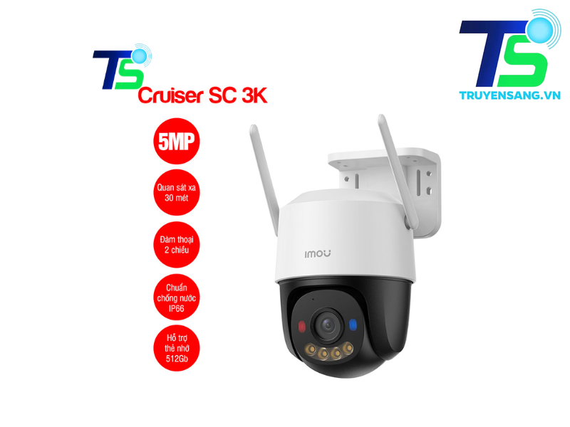 Camera Wifi iMOU Cruiser SC 3K 5MP (IPC-K7FP-5H0WE)