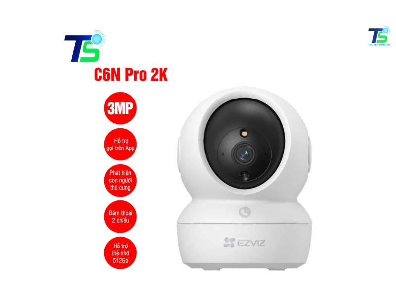 Camera Wifi thông minh EZVIZ C6N Pro 2K 3MP
