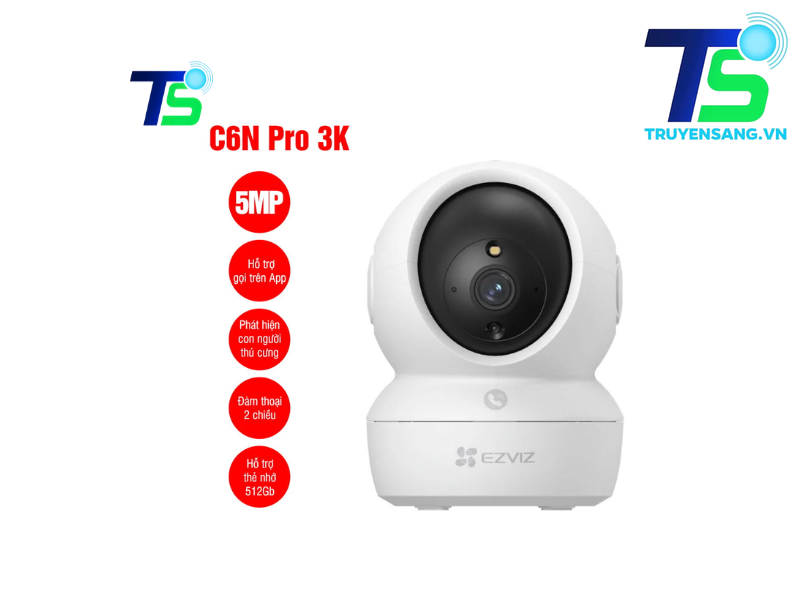 Camera Wifi thông minh EZVIZ C6N Pro 3K 5MP 3 Camera Wifi thông minh EZVIZ C6N Pro 3K 5MP