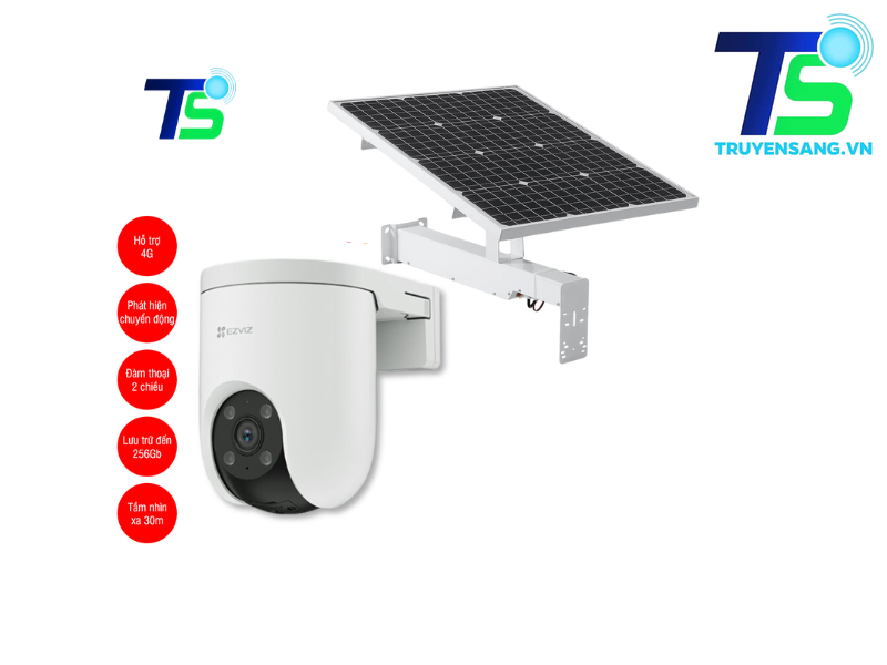 Combo camera 4G EZVIZ H8C 2K + Pin NLMT 40W