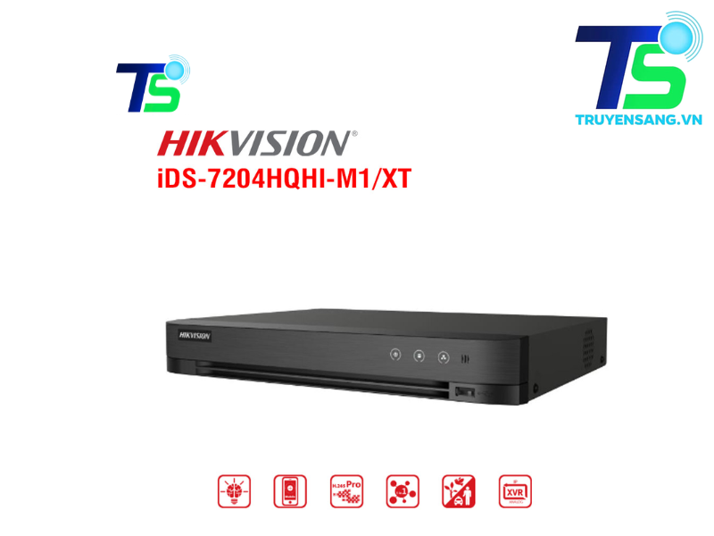 Đầu ghi 4 kênh Turbo ACUSENSE Hikvision iDS-7204HQHI-M1/XT 3 Đầu ghi 4 kênh Turbo ACUSENSE Hikvision iDS-7204HQHI-M1/XT