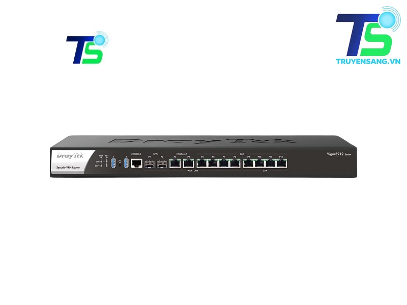 Router VPN cân bằng tải DrayTek Vigor3912S 2 Router VPN cân bằng tải DrayTek Vigor3912S