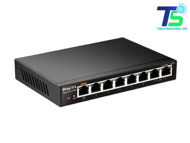 Smart switch 8 port Gigabit Draytek VigorSwitch G1080 1 Smart switch 8 port Gigabit Draytek VigorSwitch G1080