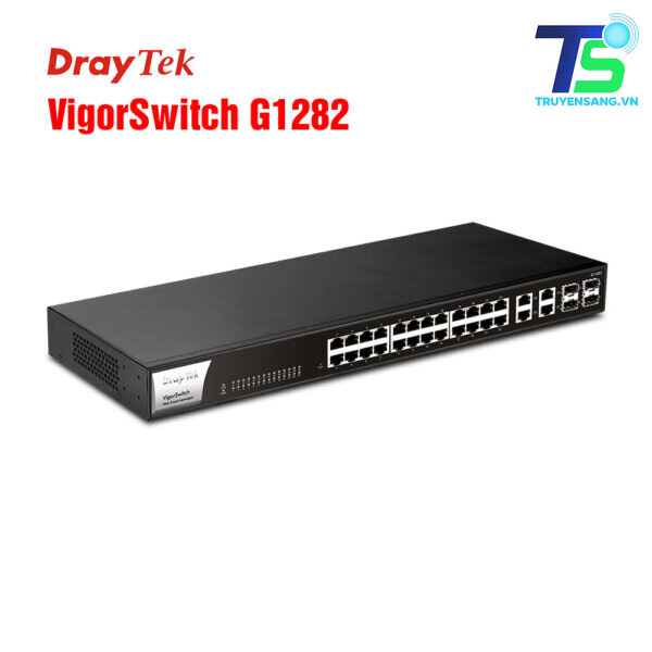 Switch 24 cổng Draytek VigorSwitch G1282 3 Draytek VigorSwitch G1282