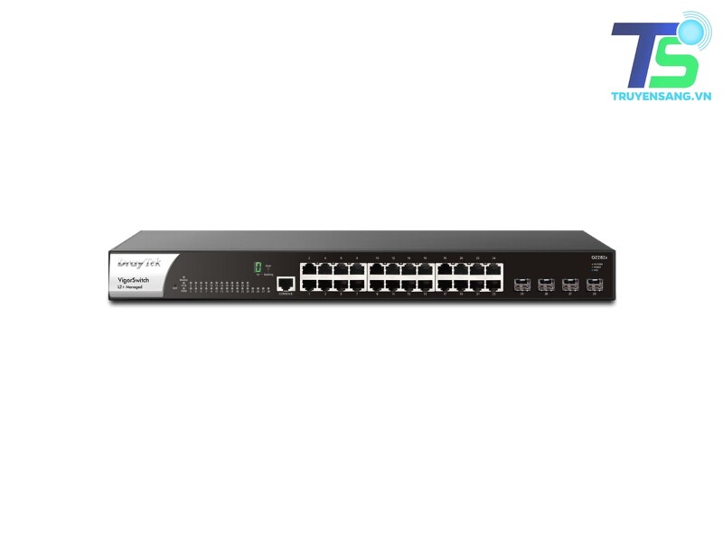 Switch 24 cổng Draytek VigorSwitch G2282x 1 Switch 24 cổng Draytek VigorSwitch G2282x