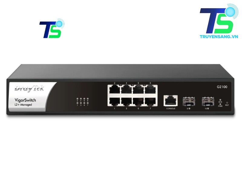 Switch 8 cổng Draytek VigorSwitch G2100 2 Switch 8 cổng Draytek VigorSwitch G2100