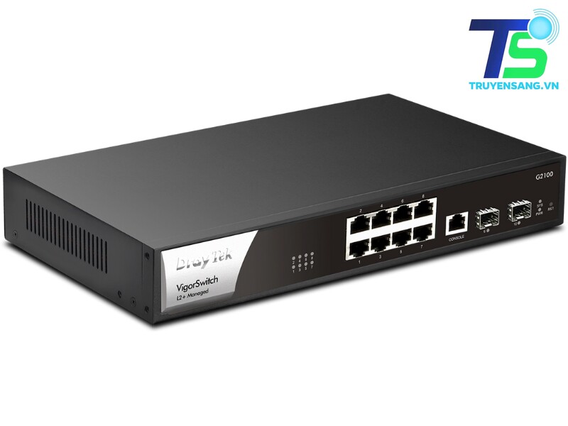 Switch 8 cổng Draytek VigorSwitch G2100 1 Switch 8 cổng Draytek VigorSwitch G2100