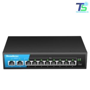 Switch mạng 10 cổng SCODENO S200-10GP-MAC