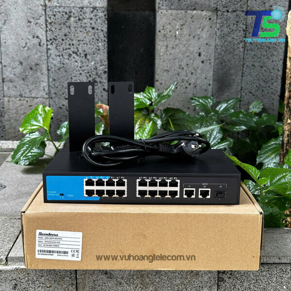 Switch mạng 19 cổng SCODENO S200-19GTP-SG2-MAC 4 SCODENO S200-19GTP-SG2-MAC - 1