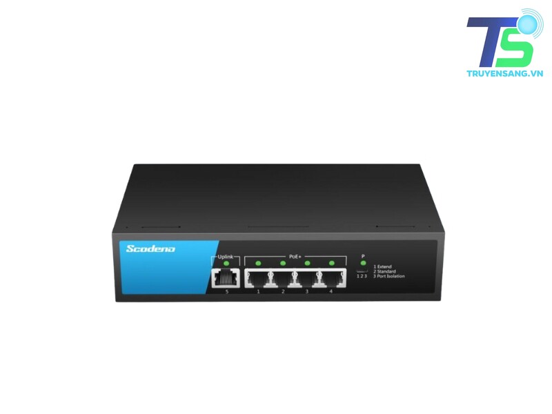 Switch mạng 5 cổng SCODENO S200-5TP-MAC 1 Switch mạng 5 cổng SCODENO S200-5TP-MAC