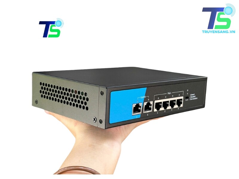 Switch mạng 6 cổng SCODENO S200-6TP-MAC