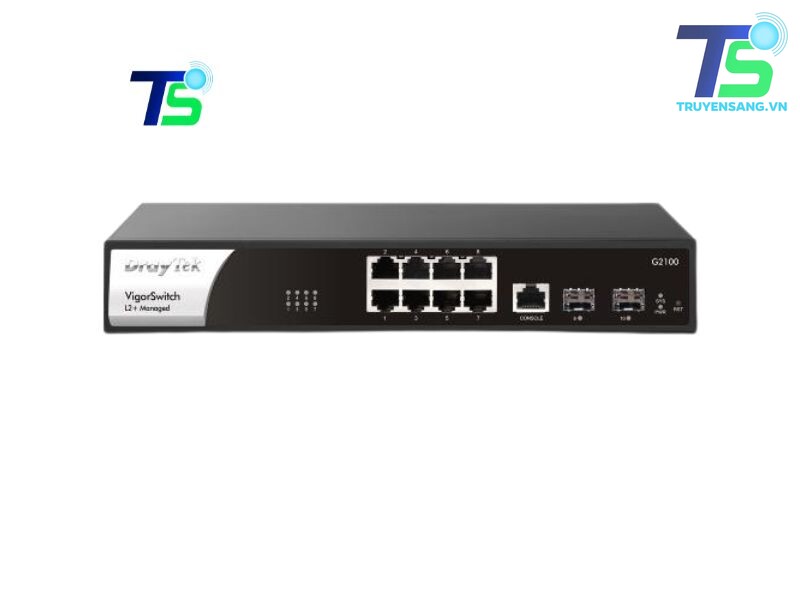 Switch PoE 8 cổng Draytek VigorSwitch P2100
