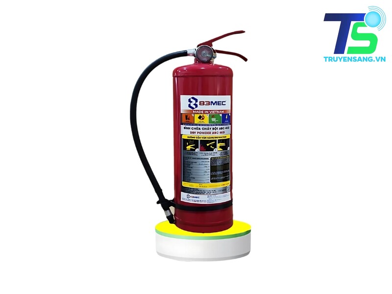 Bình chữa cháy bột ABC 4KG 83MEC
