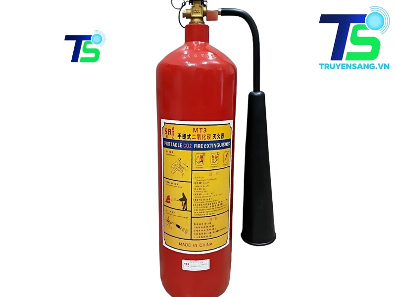 Bình chữa cháy CO2 MT3 3kg 2 Bình chữa cháy CO2 MT3 3kg