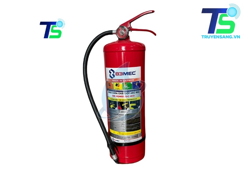 Bình chữa cháy bột ABC 4KG 83MEC
