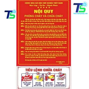 Bộ nội quy tiêu lệnh PCCC