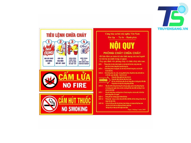 Bộ nội quy tiêu lệnh pccc 1 Bộ nội quy tiêu lệnh PCCC