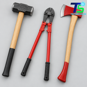 Ảnh minh họa dụng cụ trong bộ thiết bị PCCC