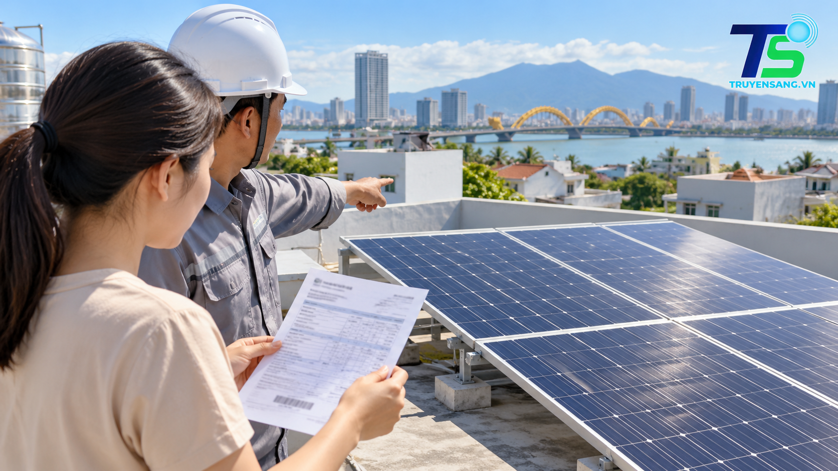 Đọc hóa đơn điện để chọn công suất điện mặt trời mái nhà ở Đà Nẵng 1 Tư vấn công suất điện mặt trời mái nhà từ hóa đơn điện tại Đà Nẵng – Truyền Sáng