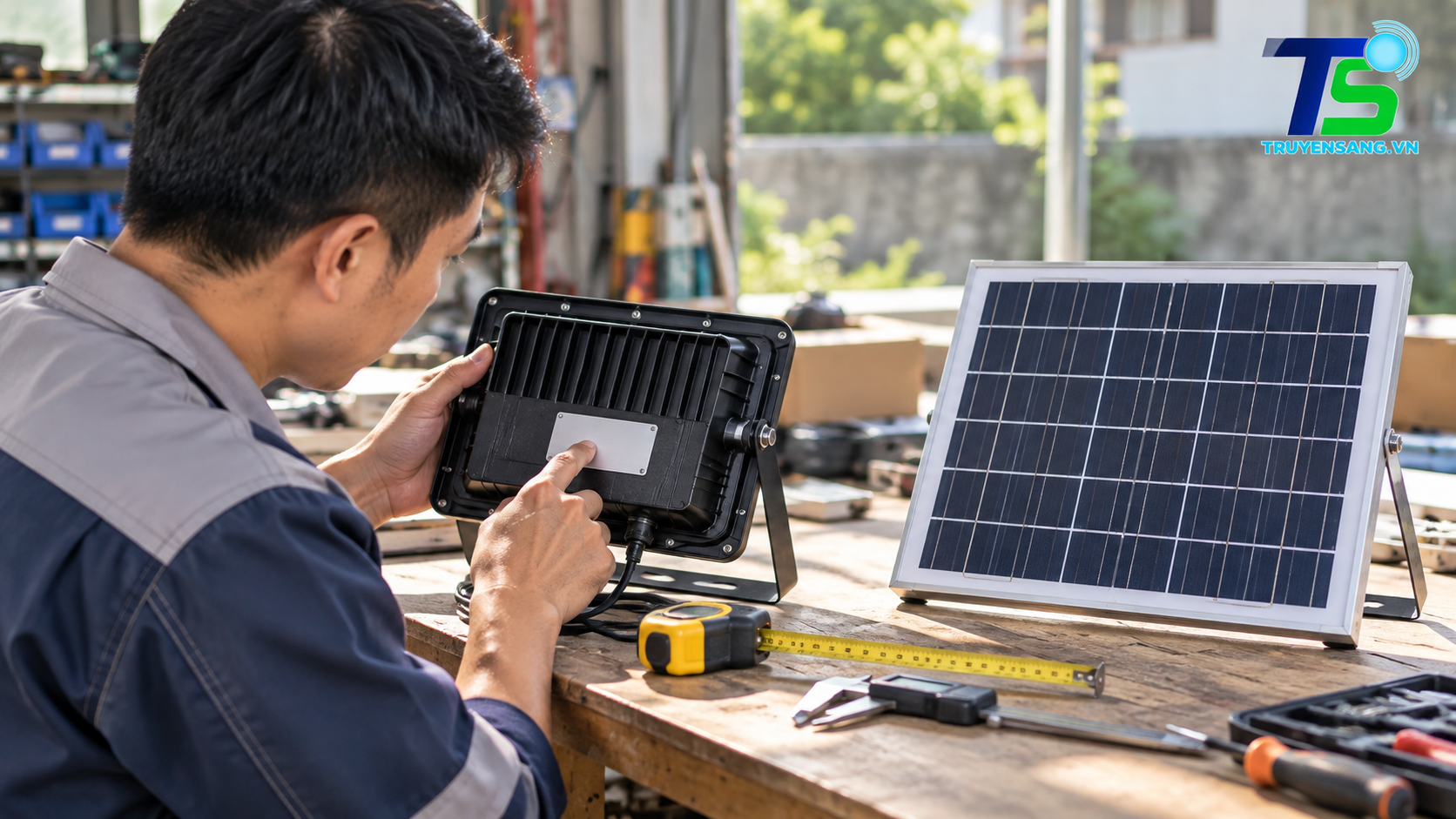 Đèn năng lượng mặt trời 500W có đáng tiền? Xem thông số nào trước khi mua 1 Kiểm tra đèn và tấm pin năng lượng mặt trời trước khi chọn mua tại Đà Nẵng – Truyền Sáng