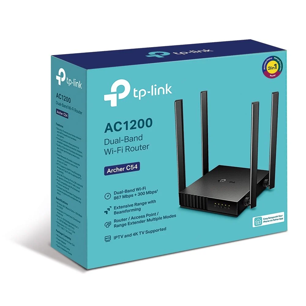Router TP-Link Archer C54 Wi-Fi 5 AC1200 tại Đà Nẵng 1 Router TP-Link Archer C54 Wi-Fi 5 AC1200 tại Đà Nẵng