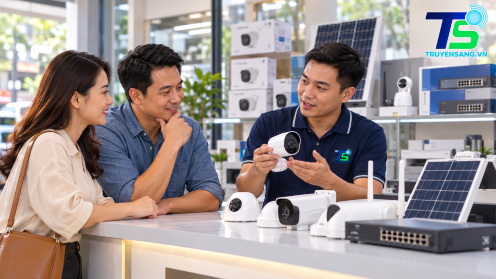 Tư vấn mua camera, thiết bị mạng và năng lượng mặt trời tại Truyền Sáng Đà Nẵng