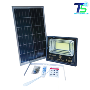 Đèn pha năng lượng mặt trời 300W hợp kim nhôm