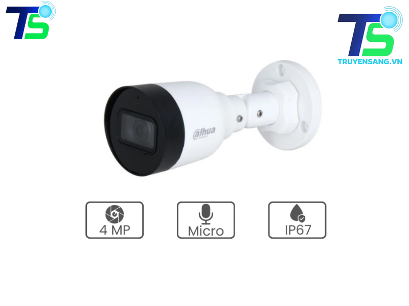 DAHUA DH-IPC-HFW1431S1-A-S4 Camera IP 4MP