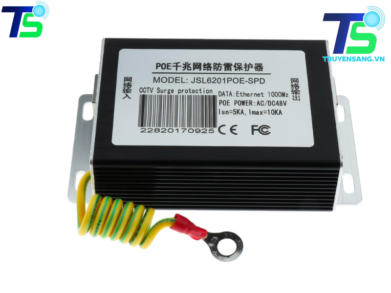 Thiết bị chống sét và bảo vệ tín hiệu HDTEC JS-L6201POE-SPD 2 Thiết bị chống sét và bảo vệ tín hiệu HDTEC JS-L6201POE-SPD