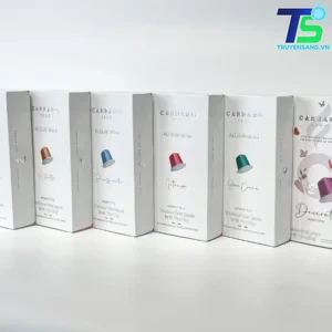 Cà phê viên nén Carraro capsule Alu. Dolci Arabica - 10 viên NESPRESSO - 100% Arabica