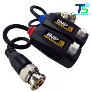 Jack Balun bấm 8MP cho camera dùng cáp viễn thông tại Đà Nẵng - Truyền Sáng