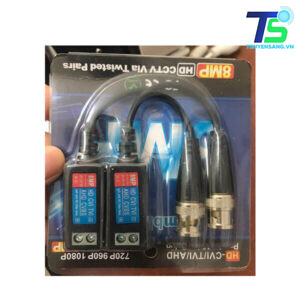 Jack Balun vặn 8MP màu xanh cho camera tại Đà Nẵng - Truyền Sáng