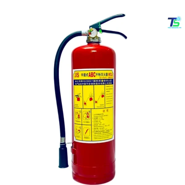 Bình chữa cháy bột ABC 4kg kèm tem tại Đà Nẵng 1 Ảnh minh họa Bình bột ABC 4kg dạng MFZL4