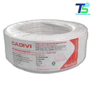 Dây điện Cadivi VCmD 2x0,5 cho camera tại Đà Nẵng - Truyền Sáng