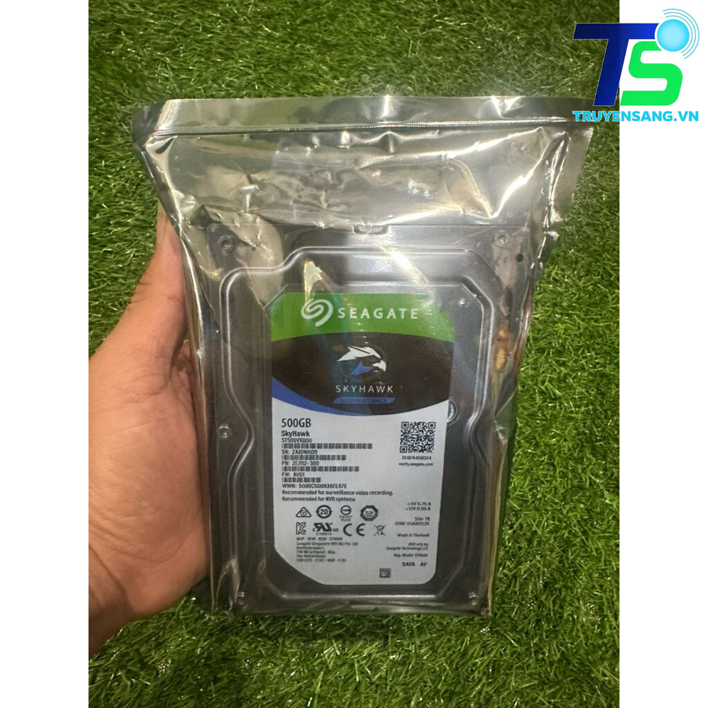 Ổ cứng HDD Seagate SkyHawk 500GB Renew cho camera tại Đà Nẵng 1 Ổ cứng HDD Seagate SkyHawk 500GB Renew dùng lưu trữ camera tại Đà Nẵng - ảnh tham khảo