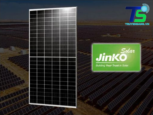 Ảnh minh họa tấm pin mặt trời Jinko dùng cho điện mái nhà