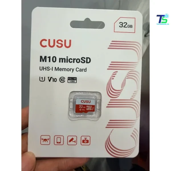 Ảnh thực thẻ nhớ CUSU M10 32GB tại Truyền Sáng Đà Nẵng