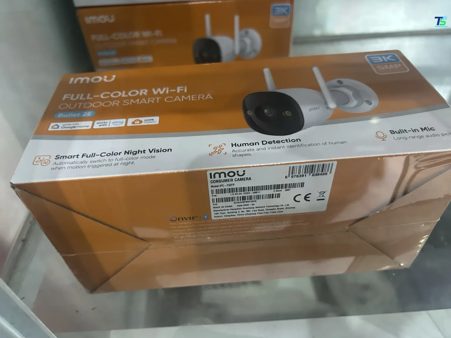 Camera IMOU IPC-F52FP 5MP Bullet 2E tại Đà Nẵng 1 Hộp camera IMOU IPC-F52FP Bullet 2E 5MP 2.8mm thực tế tại Truyền Sáng