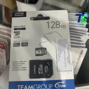 Thẻ nhớ TEAMGROUP microSD 128GB tại Truyền Sáng, tem nhà phân phối đã làm mờ